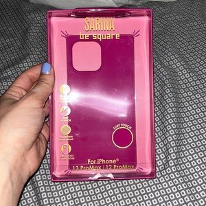 Brand new iPhone 12promax/13pro max phone case pink